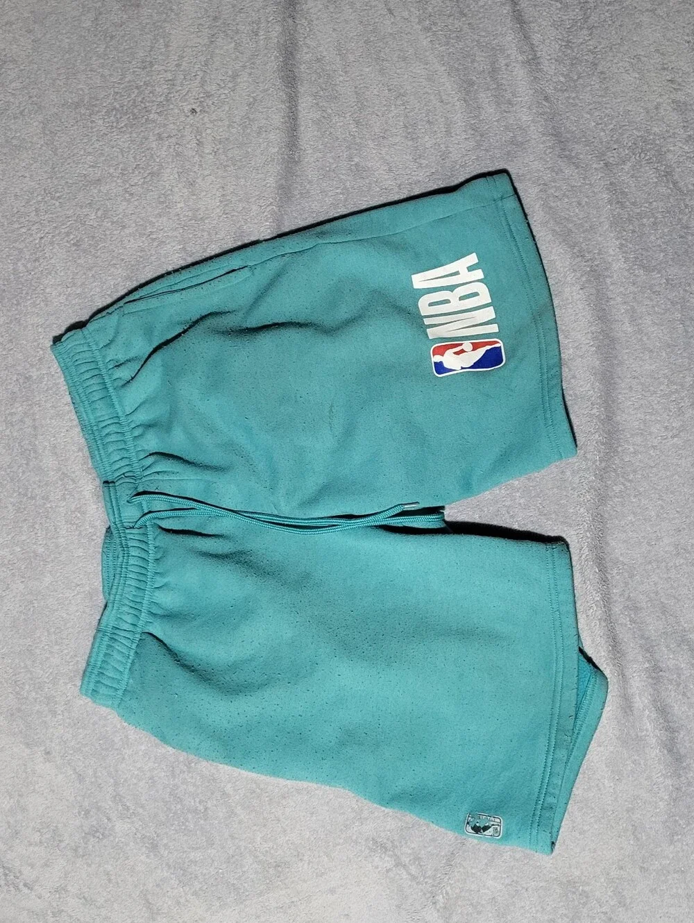 Teal NBA Logo Athletic Shorts